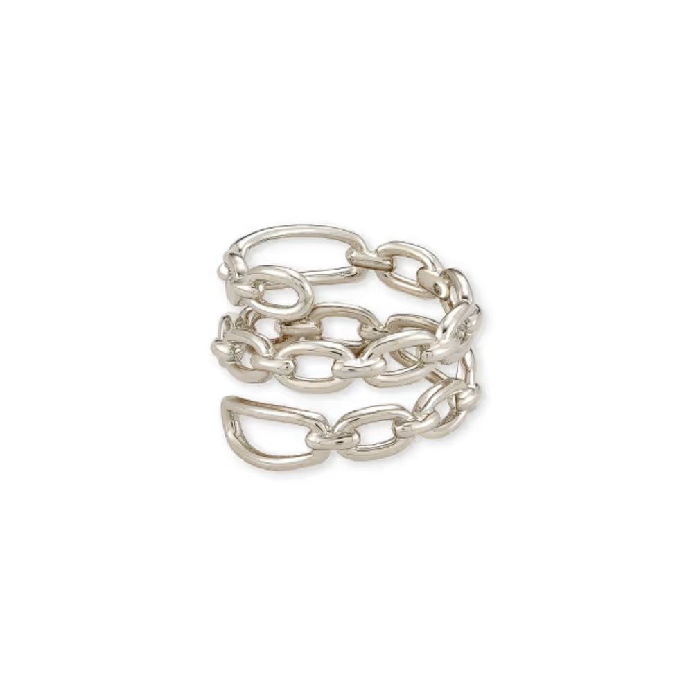 Kendra Scott Silver Ryder Wrap Chain Ring